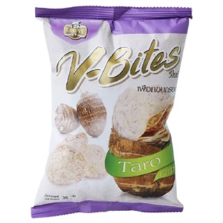 Kru Yu V-BITES วีไบท์ เผือกอบกรอบ 36g (exp.16/12/2023)