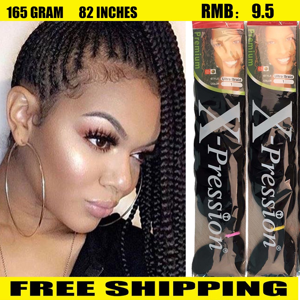 Xpression Twist braids JUMBO braids hair EXTENSION ผมเปียใหญ่เปียสกปรก วิก