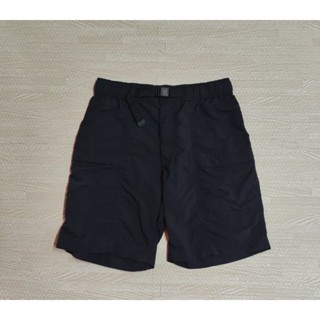 Uniqlo Men Outdoor Nylon Geared Shorts กางเกงขาสั้น คาร์โก้ สีดำ Size S ชาย มือ2