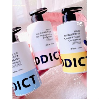 ✔❈✇Xiaohongshu Fragrance Shampoo Conditioner ชุดเจลอาบน้ำ Silky Smooth ให้ความสดชื่นยาวนาน น้ำหอมแบรนด์แท้