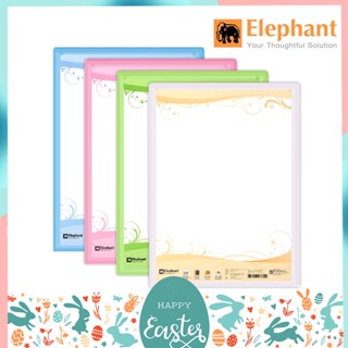 ทักแชท แจกโค้ด แฟ้มโชว์เอกสาร ตราช้าง Elephant รุ่น PF01 ขนาด A4