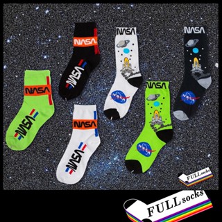 ถุงเท้า นาซ่า ขนาด Free Size NASA Socks_A62,63