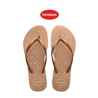 Havaianas รองเท้าแตะผู้หญิง Slim Gloss Flip Flops - Beige รุ่น 41456170121CMXX (รองเท้าแตะหญิง)