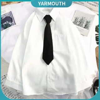 Yyr_ เสื้อเชิ้ตแขนยาว สําหรับนักเรียน