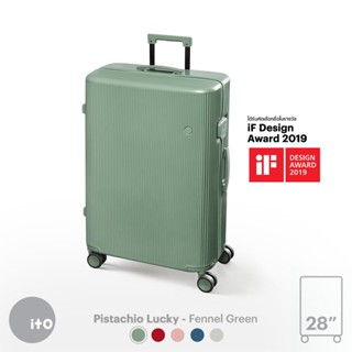 ITO Pistachio Lucky 28 - กระเป๋าเดินทาง 28 นิ้ว Hard Case Luggage น้ำหนักเบา กระเป๋าเดินทางใบใหญ่ ล้อลาก