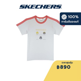 Skechers สเก็ตเชอร์ส เสื้อยืดแขนสั้นเด็ก Kids Transformers Short Sleeve Tee - SL223K252-012P