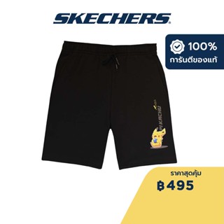 Skechers สเก็ตเชอร์ส กางเกงขาสั้นเด็กผู้ชาย Boys Pokémon Shorts - SL23Q1B016-002K