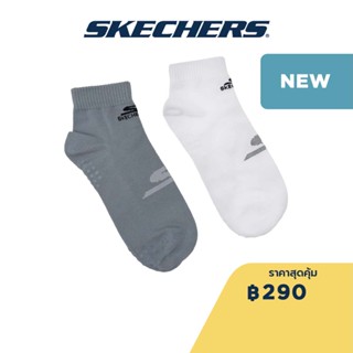 Skechers สเก็ตเชอร์ส ถุงเท้าข้อสูงยูนิเซ็กส์ Unisex Quarter Sock Accessory - P223U005-02Z1