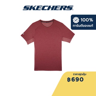 Skechers สเก็ตเชอร์ส เสื้อยืดแขนสั้นผู้ชาย Men Recharge Collection Performance Short Sleeve Tee - SP123M035-02DC