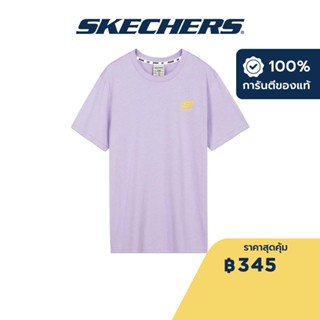 Skechers สเก็ตเชอร์ส เสื้อยืดแขนสั้นยูนิเซ็กส์ Unisex Short Sleeve Tee - L122U166-01NE