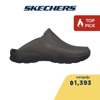 Skechers สเก็ตเชอร์ส รองเท้าแตะผู้ชาย Men Foamies Creston Ultra Sandals - 243100-CHBK