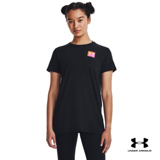 Under Armour Womens UA Split Branded Short Sleeve