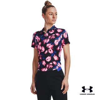 Under Armour UA Womens Zinger Blur Polo อันเดอร์ อาร์เมอร์ เสื้อออกกำลังกายสำหรับผู้หญิง