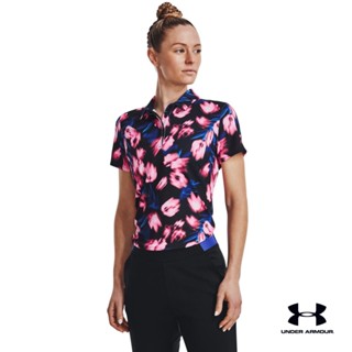 Under Armour UA Womens Zinger Blur Polo อันเดอร์ อาร์เมอร์ เสื้อออกกำลังกายสำหรับผู้หญิง