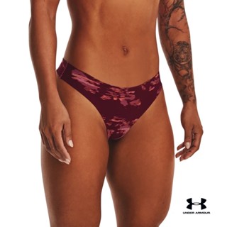 Under Armour UA Womens Pure Stretch Thong 3-Pack Printed อันเดอร์ อาเมอร์ ชุดชั้นใน สำหรับผู้หญิง