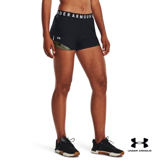 Under Armour Womens UA Play Up 3.0 Tri Color Shorts อันเดอร์ อาร์เมอร์ กางเกงขาสั้นสามสี UA Play Up 3.0 สำหรับผู้หญิง