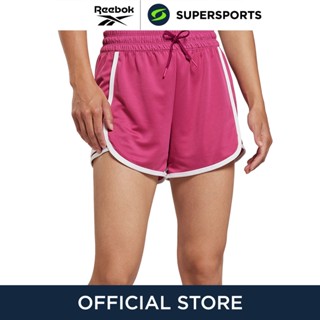 REEBOK Workout Ready High-Rise กางเกงออกกำลังกายขาสั้นผู้หญิง