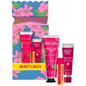 Burts Bees Youre One in a Melon Gift Set - Gift Set3ชิ้น ครีมทามือ ลิปบาล์ม และลิปทินท์ สุดคุ้มจากUSA