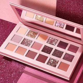 ㍿☃¤INS Super Hot 18 สี Desert Dusk Rose Gold Bead Eyeshadow Palette Matte Pearlescent อายแชโดว์ Little Red Book Douyin ส