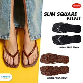 Havaianas Collection รองเท้าแตะ รองเท้าผู้หญิง Slim Square 4148277-0090 / 4148277-1976 (1290)