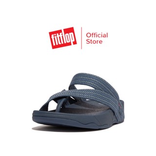 FITFLOP SLING WEAVE รองเท้าแตะแบบหูหนีบผู้ชาย รุ่น H06-A84 สี TEAL BLUE