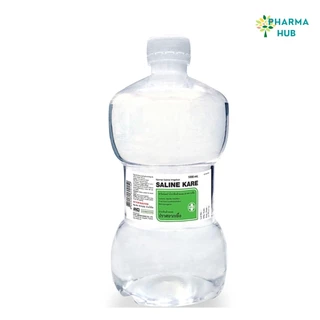 Klean & Kare น้ำเกลือ 1000 ml. คลีนแอนด์แคร์นอร์มอลซาไลน์ Klean&kare Normal saline น้ำเกลือล้างแผล ล้างจมูก