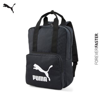 PUMA SPORT CLASSICS - กระเป๋าเป้ Originals Tote Backpack สีดำ - ACC - 07848104