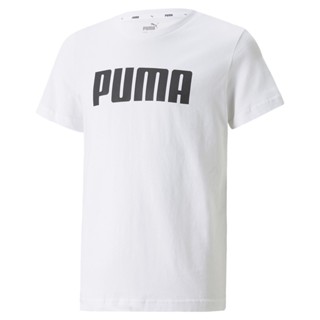 PUMA KIDS - เสื้อยืดเด็กโต Essentials Youth สีขาว - APP - 84759402