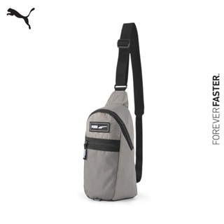 PUMA BASICS - กระเป๋าครอสบอดี้ Deck Crossbody Bag สีเทา - ACC - 07919002