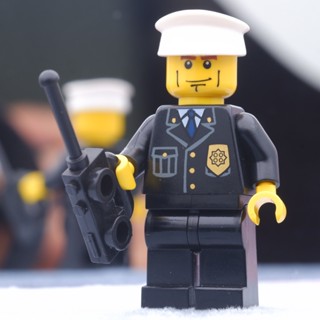 LEGO Police City Black Suit Blue Tie Police Town &amp; City