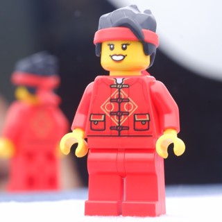 LEGO Red Tang Jacket Red Headband Chinese Town &amp; City