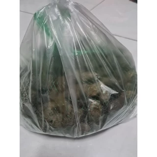 หินภูเขาไฟ 1 กิโลกรัม./พร้อมถุงตาข่าย เกรดA ฝุ่นน้อย🏆 วัสดุกรองตู้ปลา ใส่ถังกรอง ตู้กรอง บ่อกรอง ขนาดเม็ด 1-4cm.