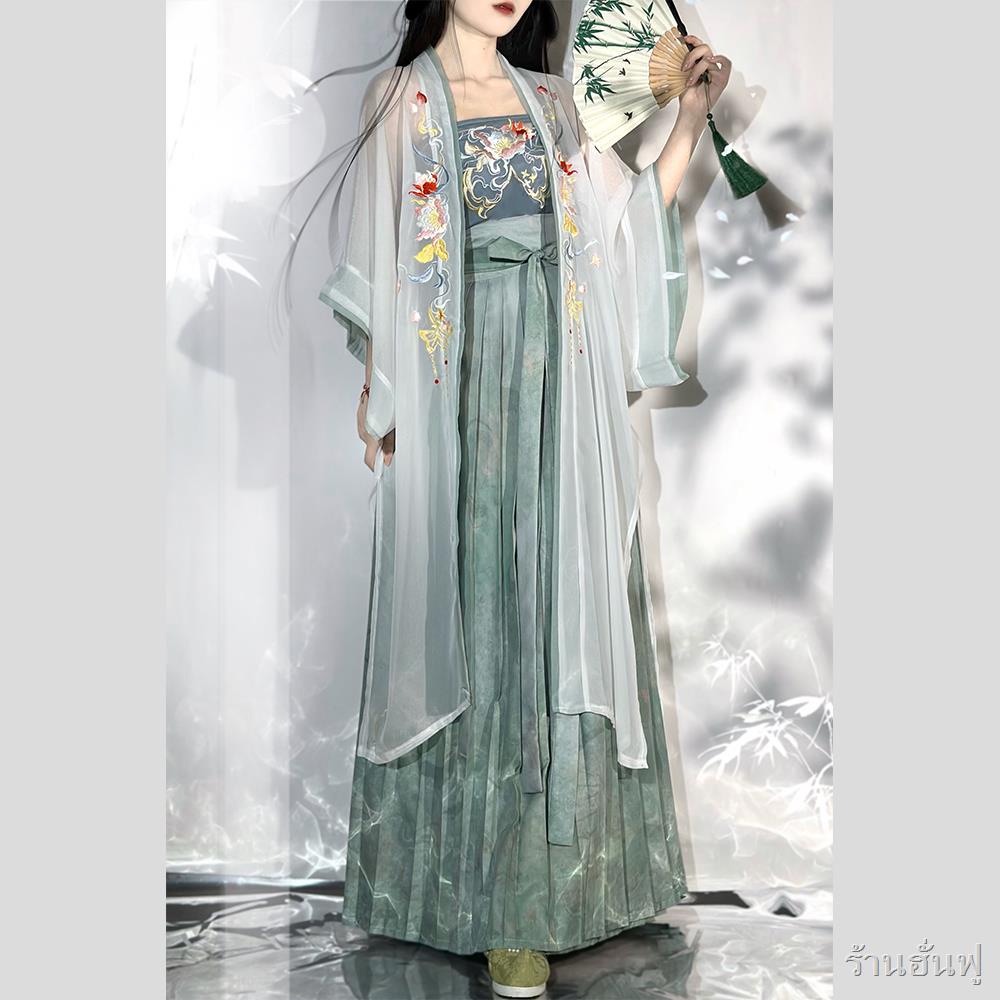👘40-80kg!!!เสื้อผ้าผู้หญิง Original Hanfu ผู้หญิง New Song ปรับปรุงทุกวัน Chuzi ฤดูใบไม้ผลิฤดูร้อนใหม่