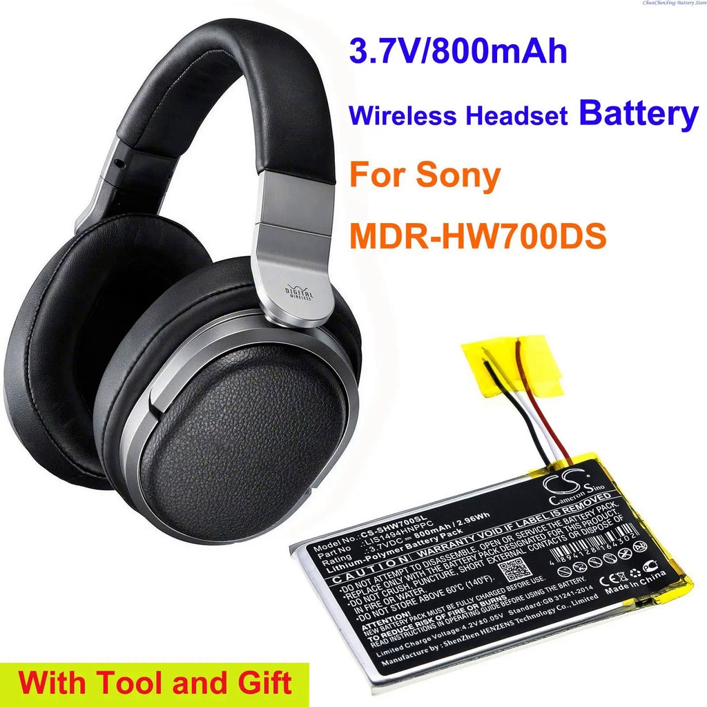 AQ27 OrangeYu 800mAh Wireless Headset Battery LIS1494HNPPC for Sony MDR-HW700DS