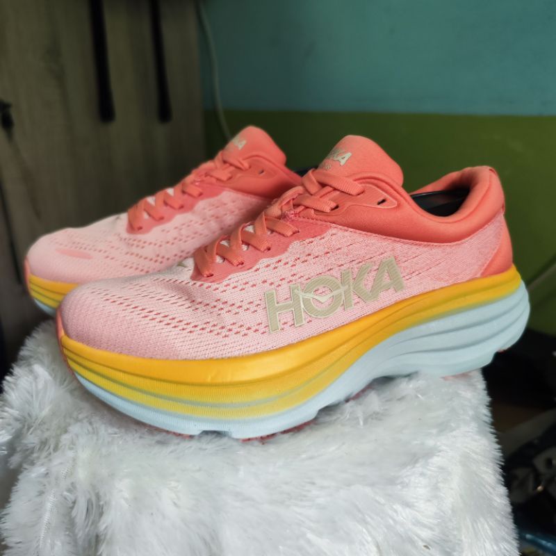 รองเท้ามือสอง HOKA BONDAI 8 ไซส์ 39.5/24.5(ความยาวเท้า ซม.)