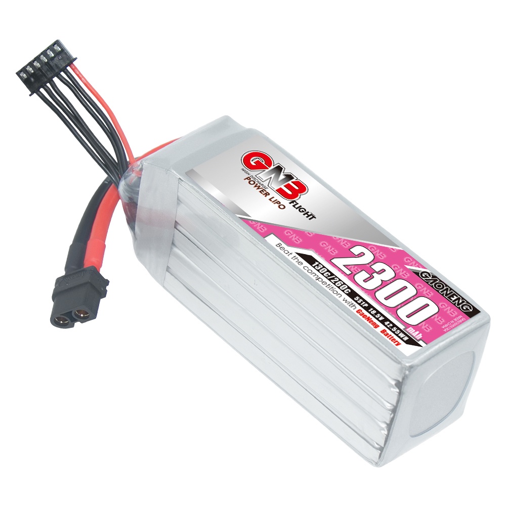 ✥GNB GAONENG 5S 2300mah 18.5V 130C XT60 RC LiPo battery Brushless Drone Blade Scimitar LRX Quad Alig