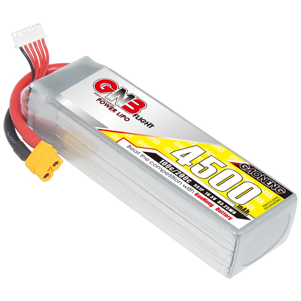✭GNB GAONENG 4500mah 5S 18.5V 100C 200C XT60 RC Air Drone LiPo battery High Discharge C rating Perfo