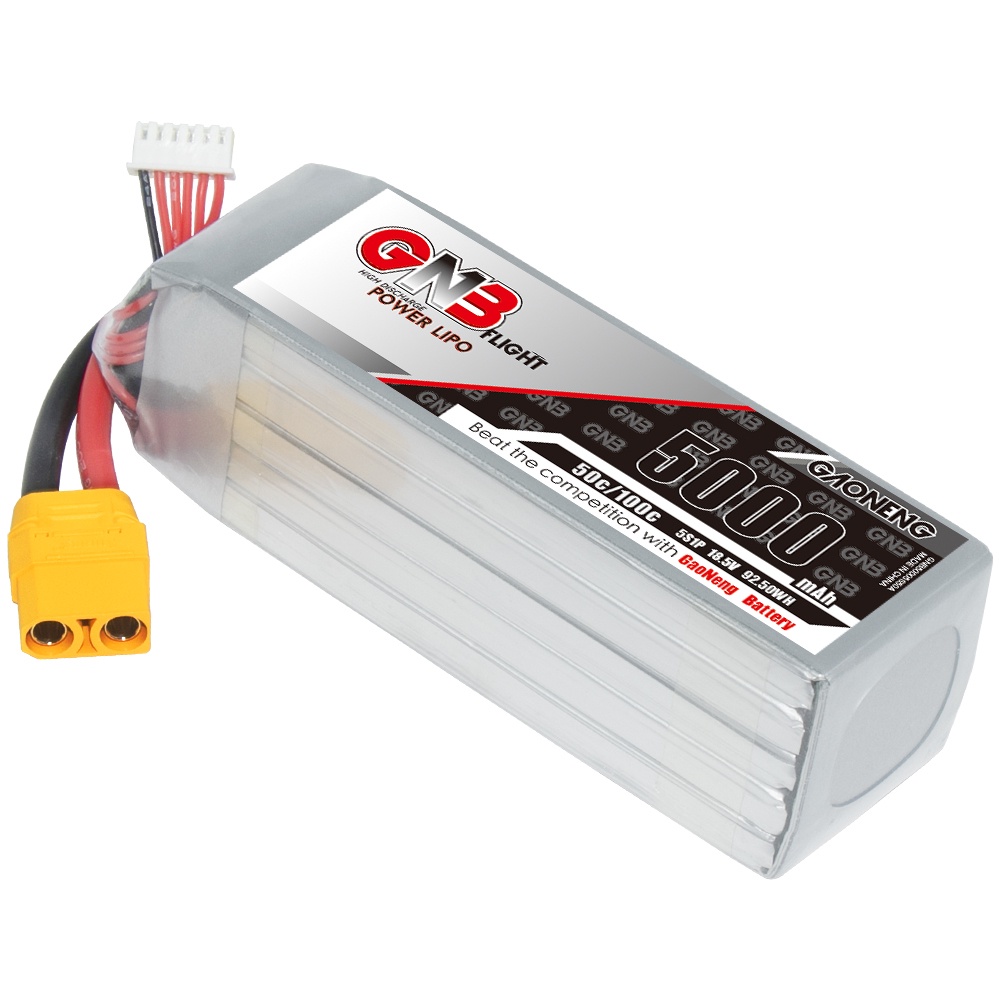 ✩GNB GAONENG 5000mah 5S 18.5V XT90 50C 100C RC Air Drone LiPo battery High Discharge helicopter Heli