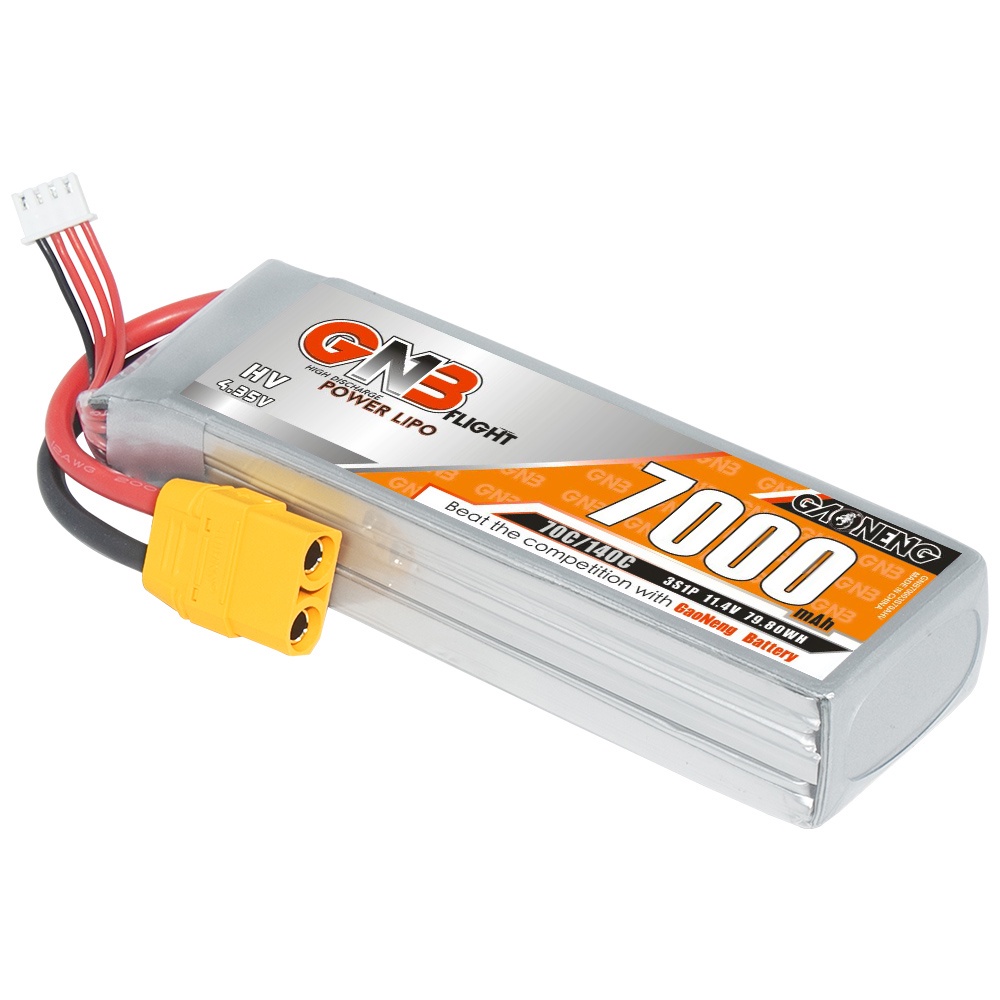 ✡GNB GAONENG 7000mah 3S 11.4V 70C 140C LiHV XT90 RC LiPo Battery RC Car Drone Boat Airplane Jets RC 