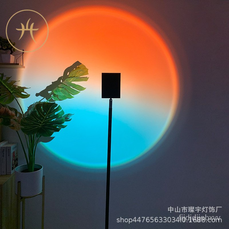 Sunset Light Sunset Light Sunset Light Shooting Sunset Red Sunset Sunset Projection Lamp Landing Amb