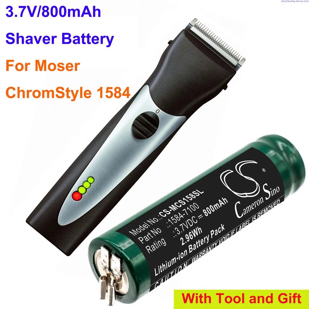 PDTJ OrangeYu 800mAh Shaver Battery 1584-7100 for Moser ChromStyle 1584