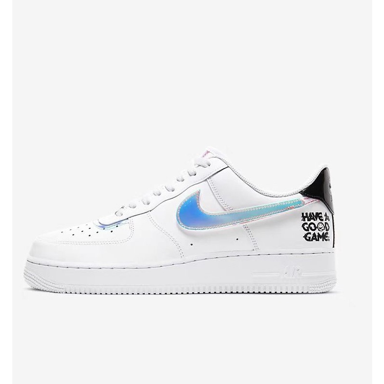 ☎✁☈รองเท้าผู้ชาย Nike Air Force 1 Low Air Force One Laser Cushioning รองเท้าผ้าใบ DC0710-191