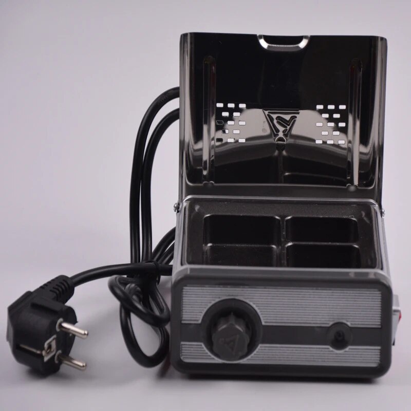 76y 1 Piece 110V/220V Portable Dental Lab Wax Pot Heater with Three Basins for Dental Labs Dental Wa