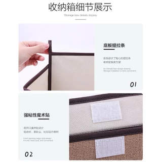 allgen กล่องผ้าพับได้ มี 2 ขนาด (เล็ก-ใหญ่) กล่องใส่เสื้อผ้า ใส่ผ้าห่ม Foldable Storage Box