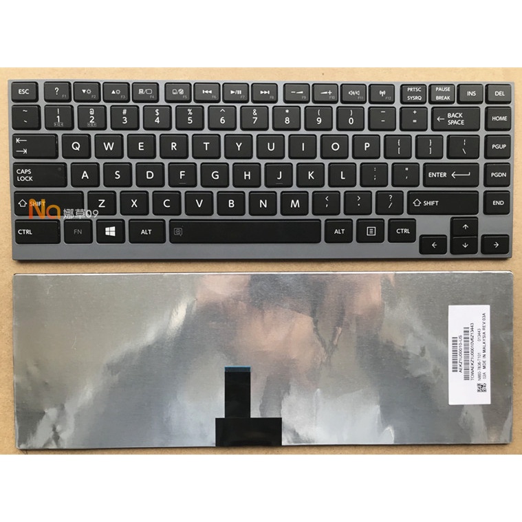 แป้นพิมพ์โตชิบาภาษาอังกฤษ U800 U840 U800W U920T U920T U900 U835