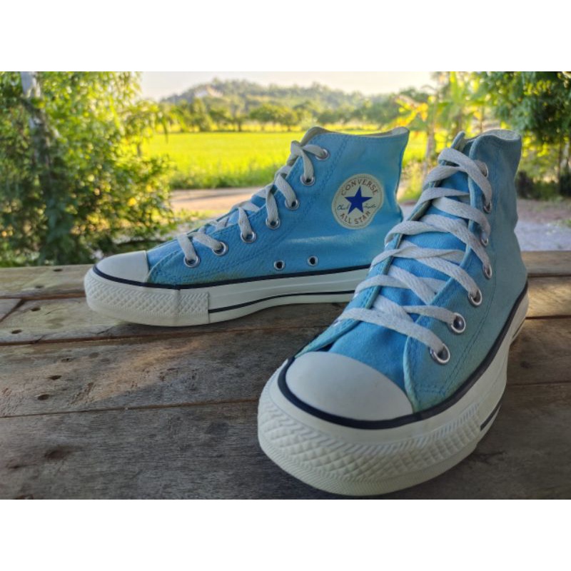 Converse Chuck Taylor All Star HI (สีฟ้า) Size 37.5/24 cm. รองเท้าผ้าใบ รองเท้าลำลอง