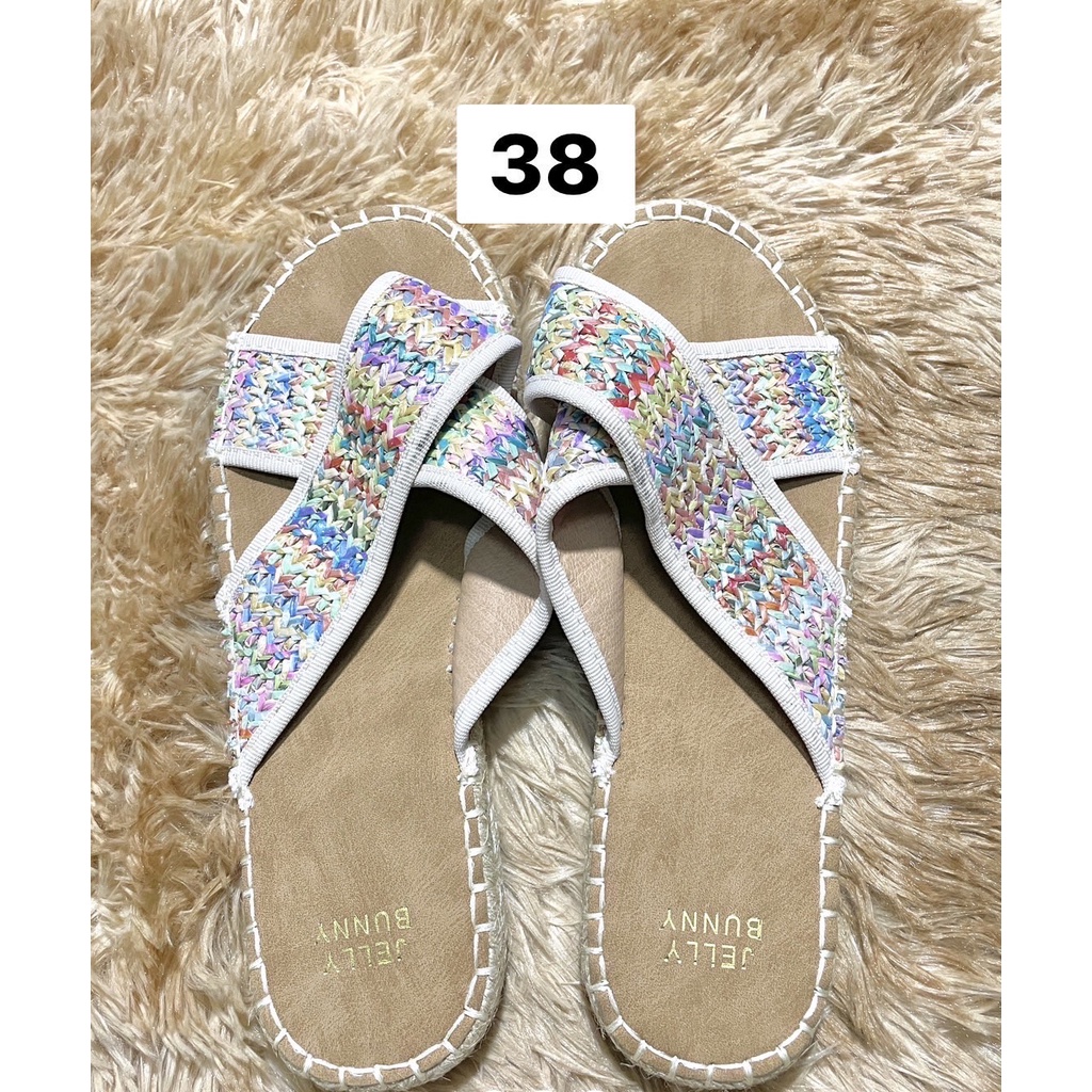 JELLY BUNNY รองเท้าแตะ รองเท้าลำลองผู้หญิง Size 38
