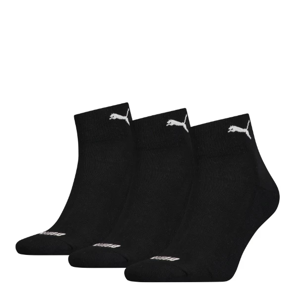 PUMA ถุงเท้า Quarter Cushioned 3 คู่ UNISEX QUARTER CUSHIONED 3P - 701221180 (35/38, 43/46)