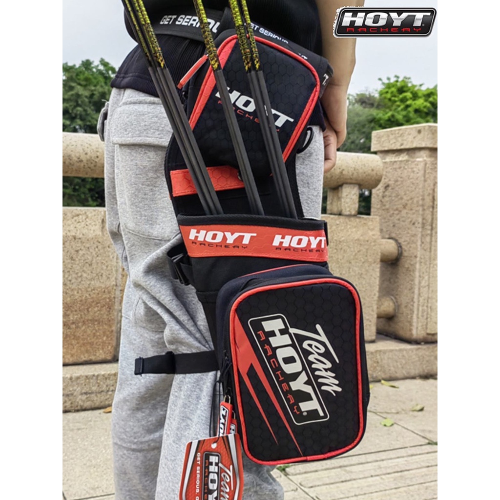 ✖✁♟HOYT quiver ย้อนกลับ quiver field ซ้ายและขวายิงธนู recurve คอมโพสิตความงามการล่าสัตว์ bison quive