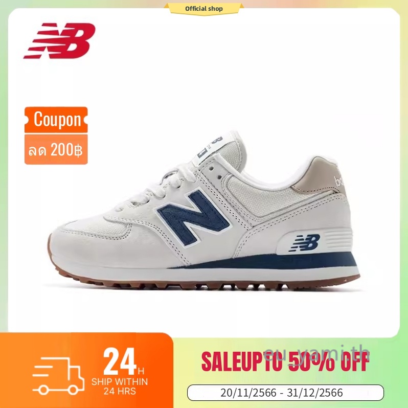 new balance 574 รองเท้าผ้าใบสำหรับผู้ชาย  NB574 รองเท้ากีฬาชายและหญิง